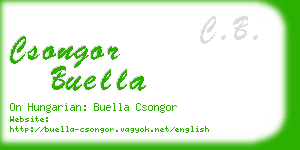 csongor buella business card